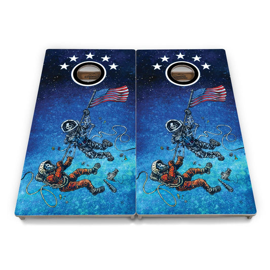 Artist Series Cornhole Boards - Professional Tournament Series - Space Race