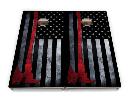 Axe Flag Cornhole Boards - Professional Tournament Series
