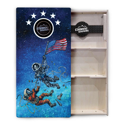 Artist Series Cornhole Boards - Professional Tournament Series - Space Race