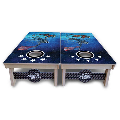 Artist Series Cornhole Boards - Professional Tournament Series - Space Race