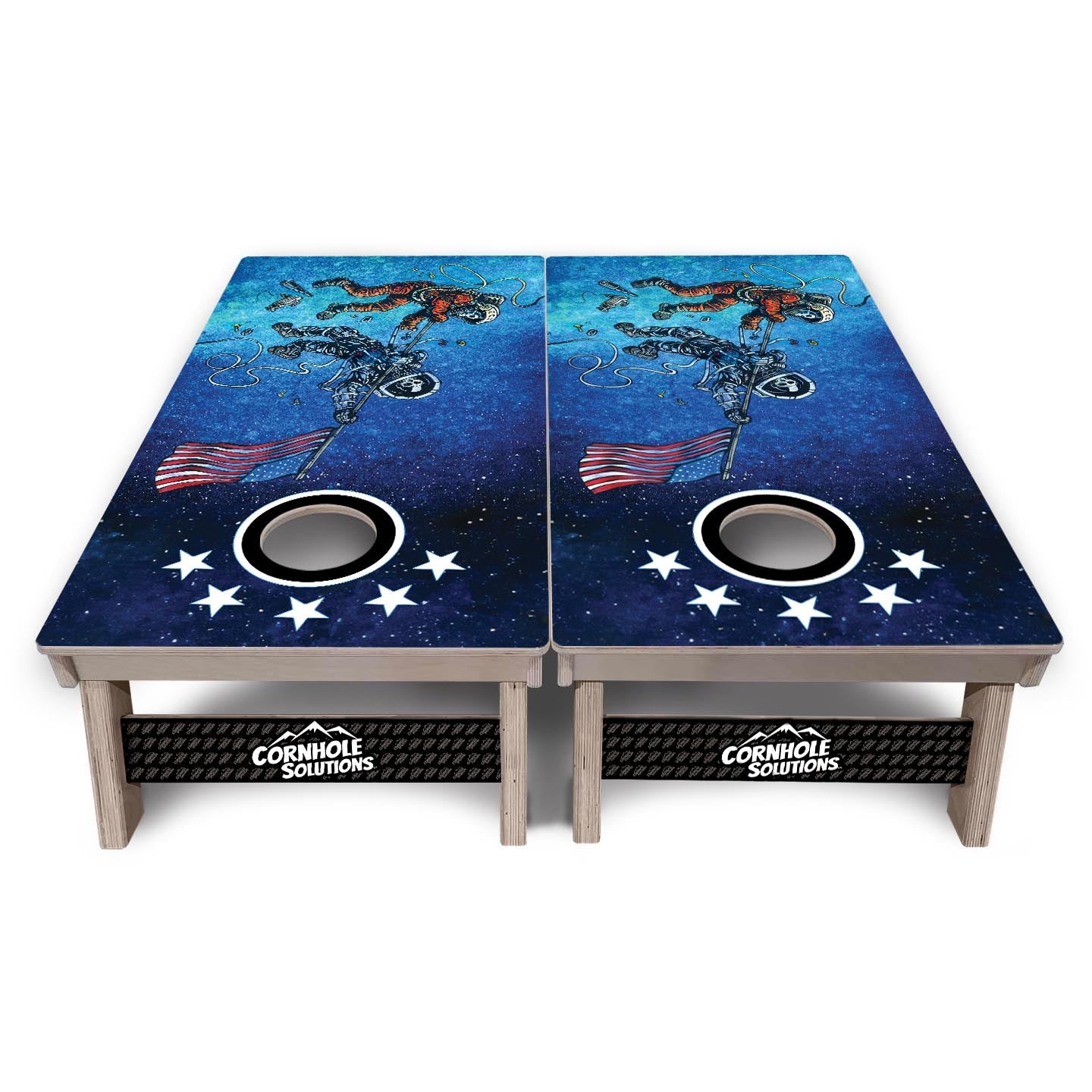 Artist Series Cornhole Boards - Professional Tournament Series - Space Race
