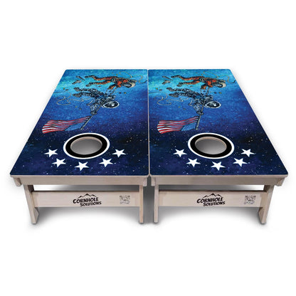 Artist Series Cornhole Boards - Professional Tournament Series - Space Race