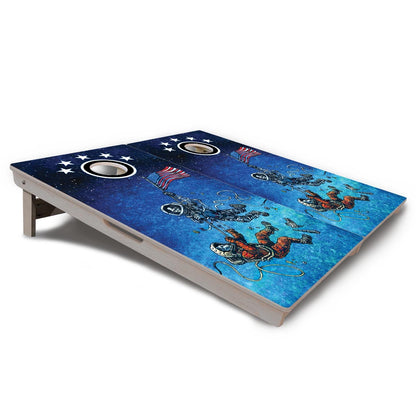 Artist Series Cornhole Boards - Professional Tournament Series - Space Race