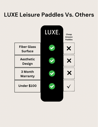 LUXE Aesthetic Solids – Leisure Pickleball Paddle | Power & Style