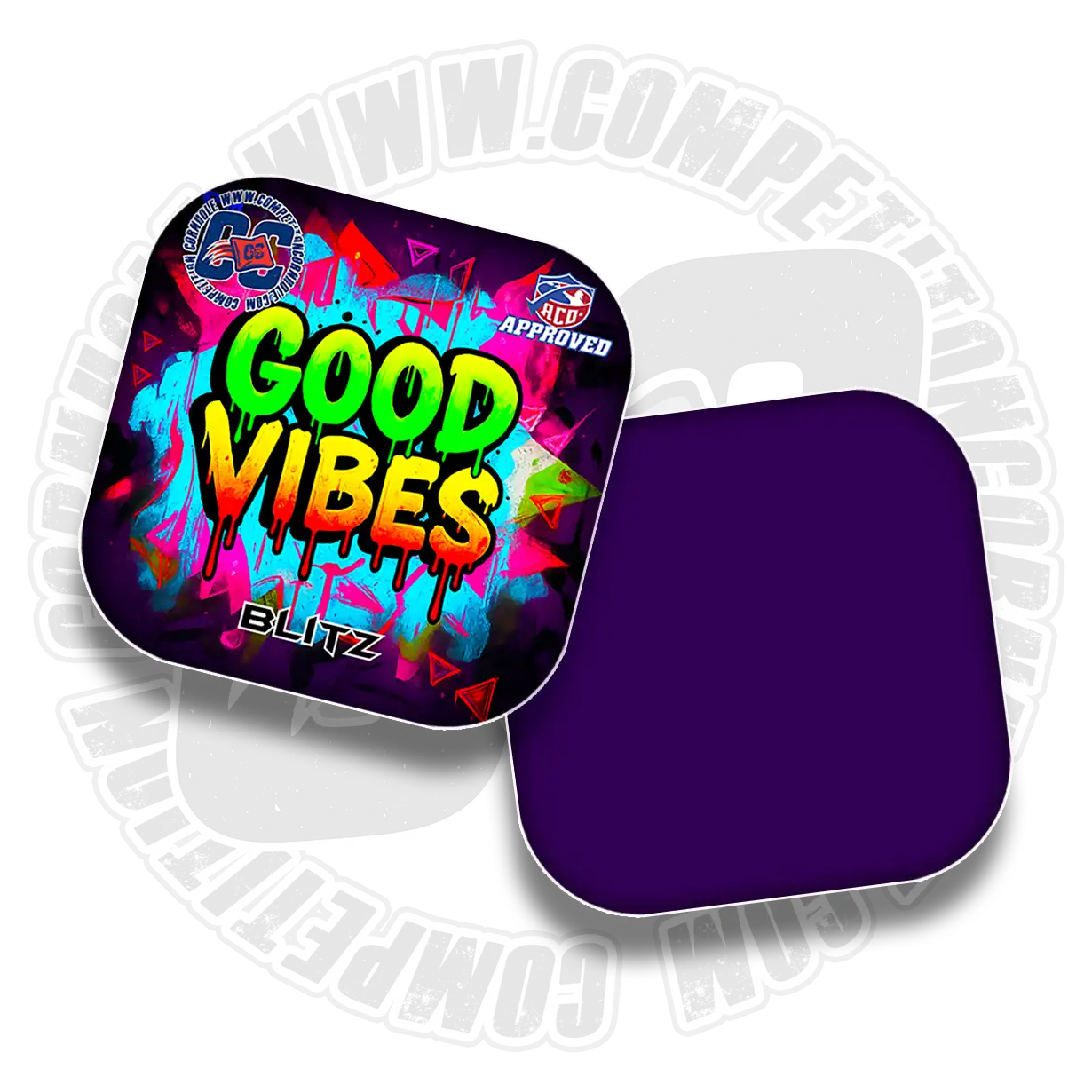 Good Vibes | Tournament & Backyard Edition Cornhole Bags | Competition Cornhole