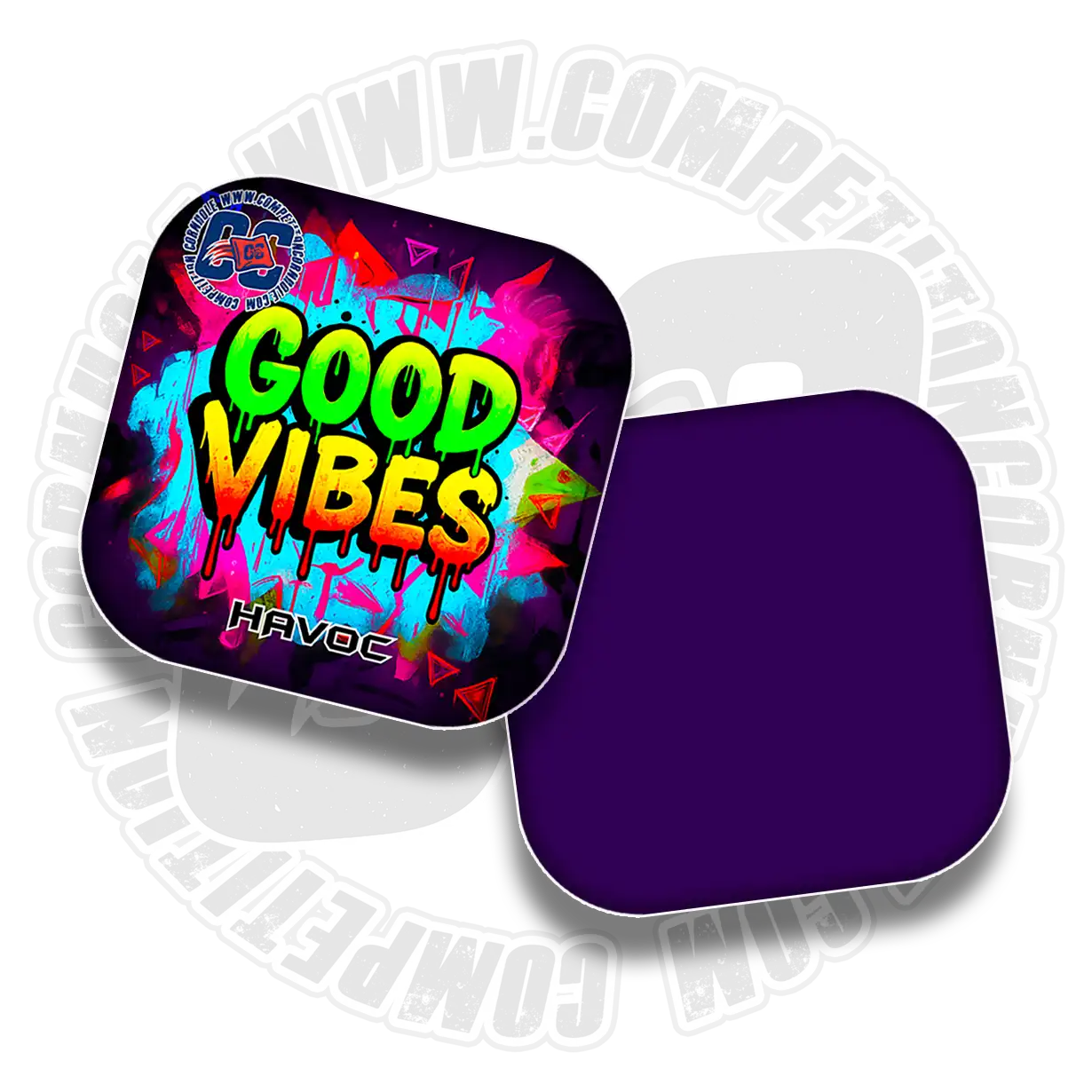 Good Vibes | Tournament & Backyard Edition Cornhole Bags | Competition Cornhole