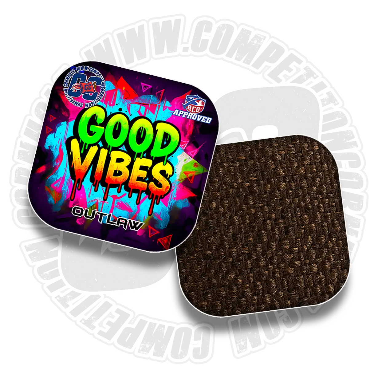 Good Vibes | Tournament & Backyard Edition Cornhole Bags | Competition Cornhole