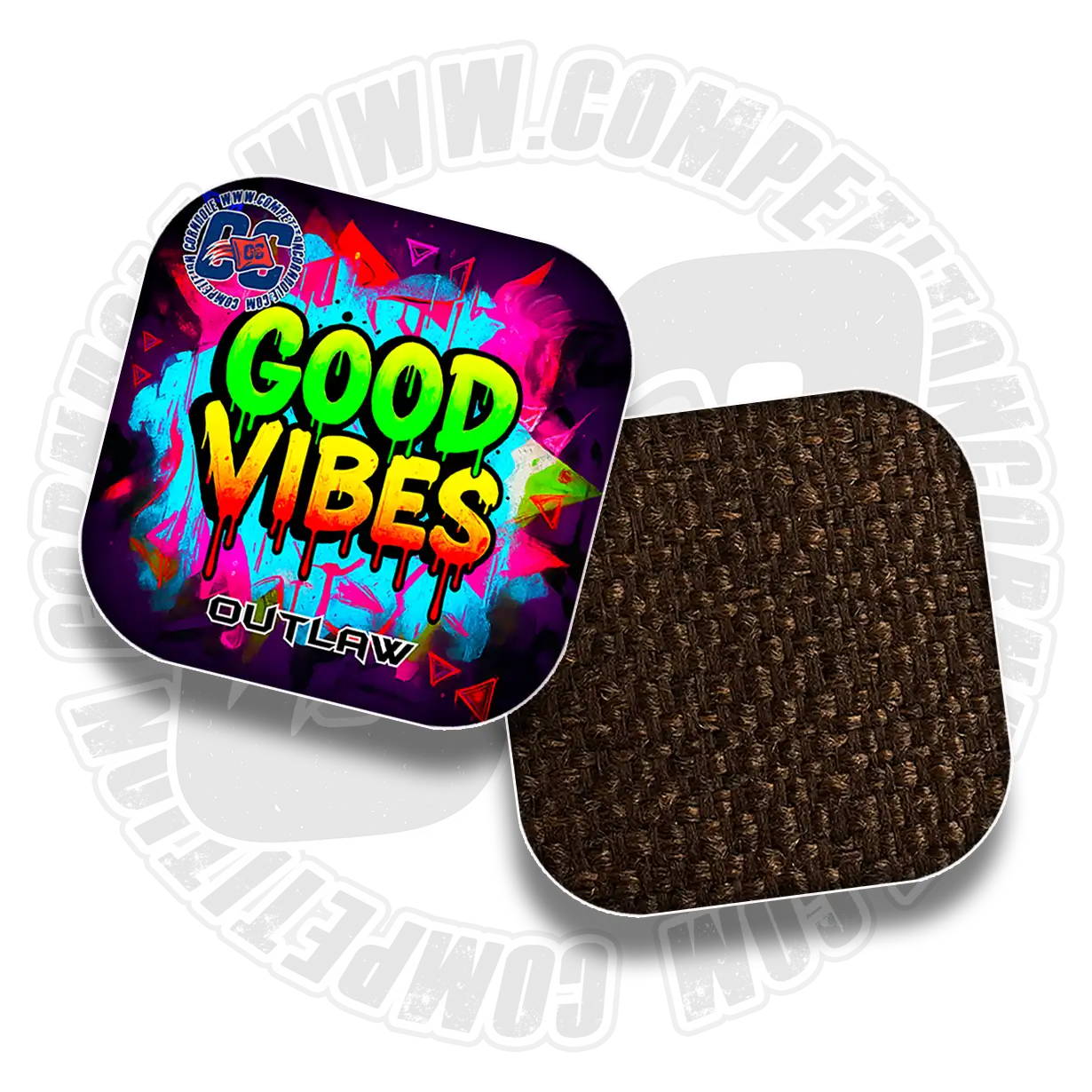 Good Vibes | Tournament & Backyard Edition Cornhole Bags | Competition Cornhole