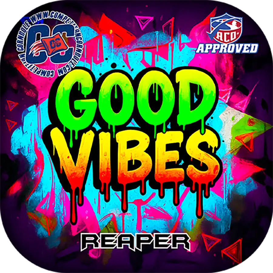 Good Vibes | Tournament & Backyard Edition Cornhole Bags | Competition Cornhole