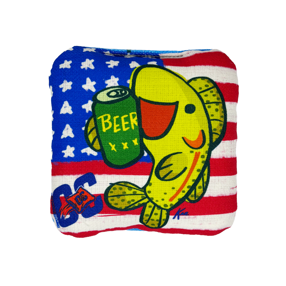 Blitz Series – Red White & Brew | Competition Cornhole Bags