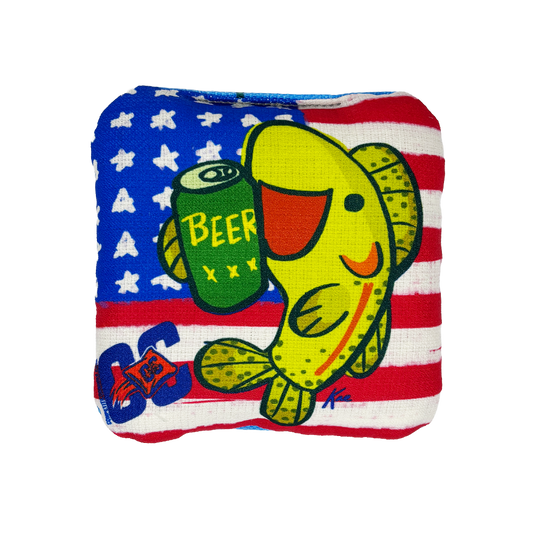 Blitz Series – Red White & Brew | Competition Cornhole Bags