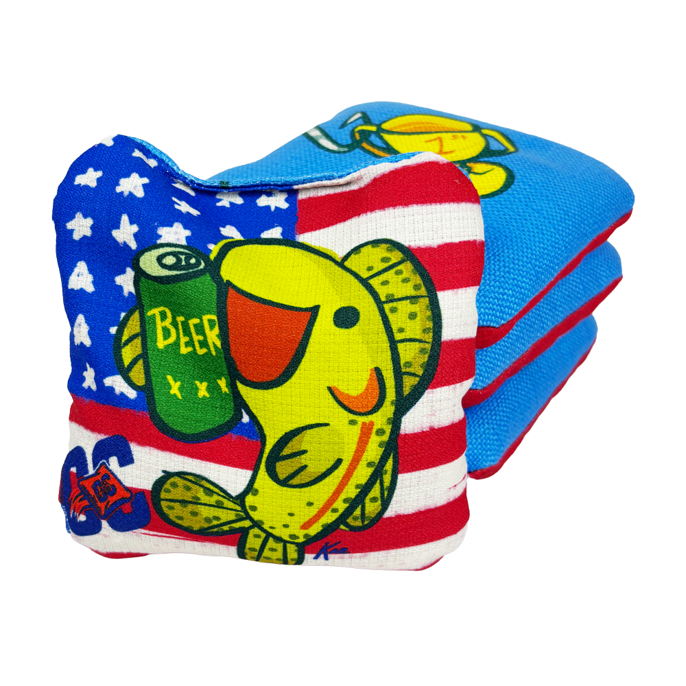 Blitz Series – Red White & Brew | Competition Cornhole Bags