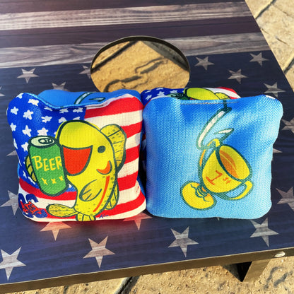 Blitz Series – Red White & Brew | Competition Cornhole Bags