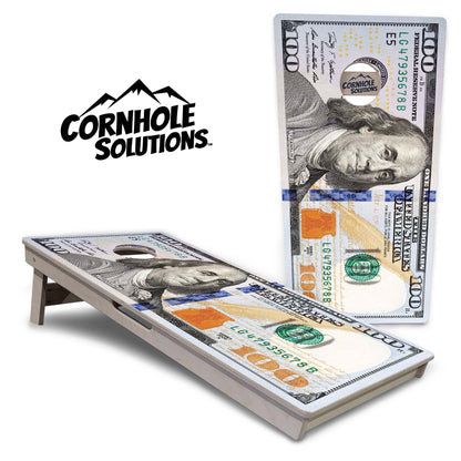 $100 Bill Cornhole Boards - Professional Tournament Series - Free Shipping!