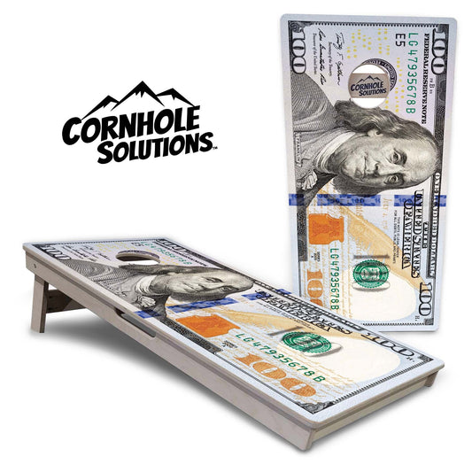 $100 Bill Cornhole Boards - Professional Tournament Series - Free Shipping!