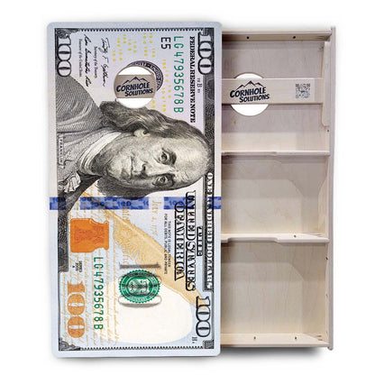 $100 Bill Cornhole Boards - Professional Tournament Series - Free Shipping!